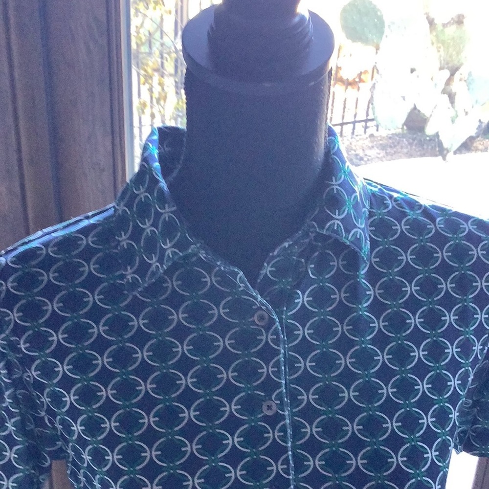 Tory sports all over print polo .